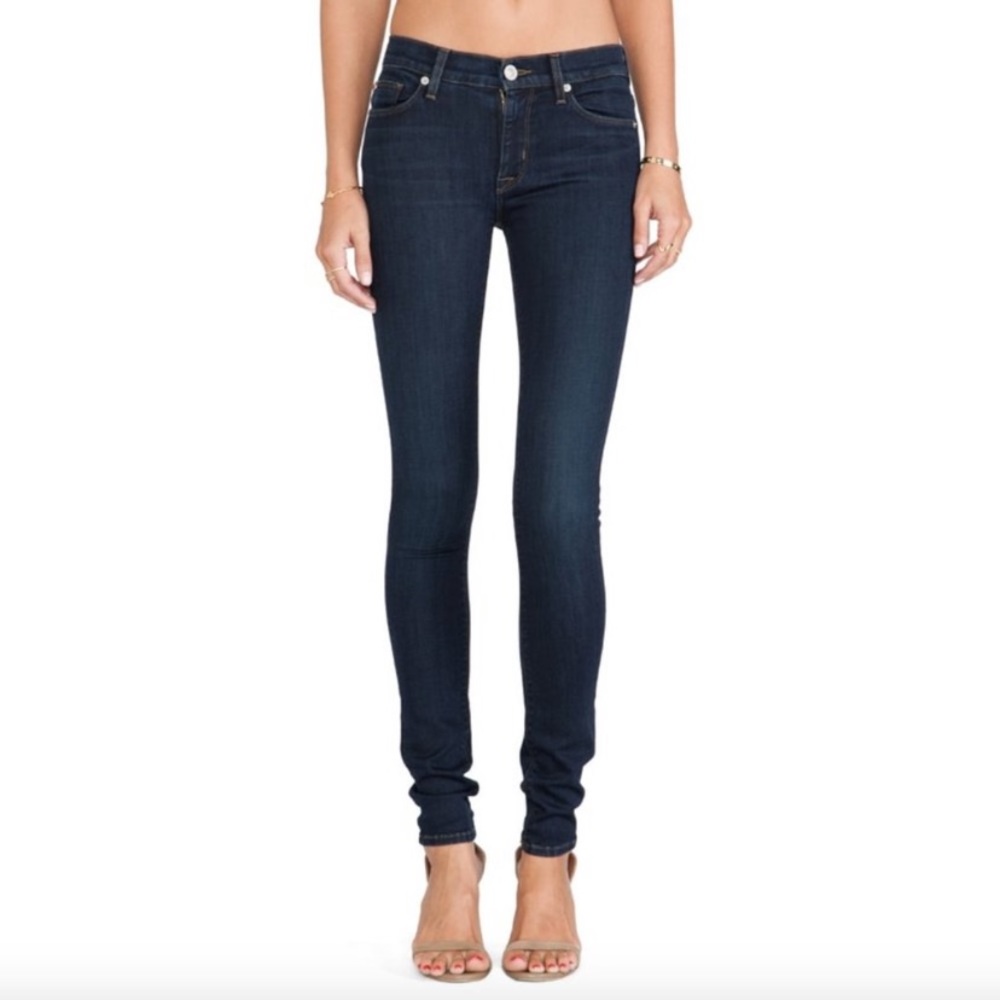 Hudson shine midrise skinny jeans size 24